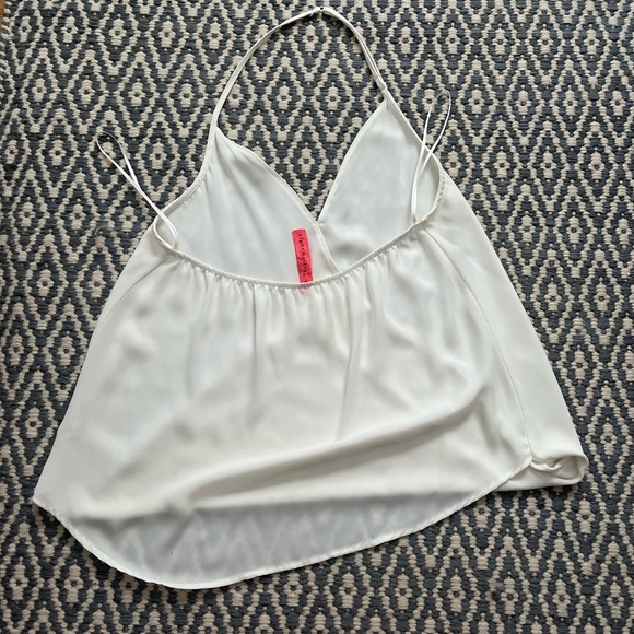 Eight Sixty White Halter Top - Picture 2 of 3